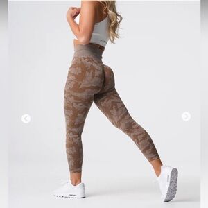 NVGTN | Brown Camo Full Length Leggings